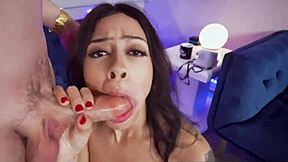 i love deepthroating my stepdad's thick cock till he explodes down my throat