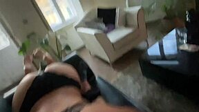 Beautiful tall brunette begs for rough creampie fuck?