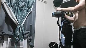 hunghank69 drops update 32 with huge cock jerk off instructions during intense workout game