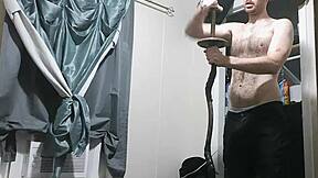 hunghank69 drops update 32 with huge cock jerk off instructions during intense workout game