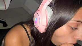 huge cumshot on my kawaii gamer hermanastra 😍 sloppy deepthroat creampie mess 💦