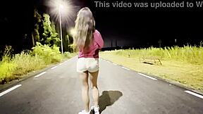 guy pounds his obsessed stalker raw right in the public park