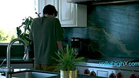 your dick average? watch this petite teen take monster cock