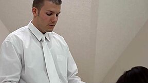 Cute virgin teen throat fucked trembles at my touch