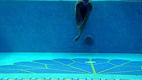 HUNGARIAN BABE SAZAN CHEHARD TEASES NAKED IN POOL!