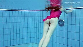 Petite Russian Teen Anna Netrebko Teases Wet in Bikini Pool