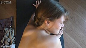 fitness whore blonde arrived instead trainer dirty talk pussy tease