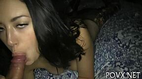 Barely legal teen slut fucked rough pov by huge cock