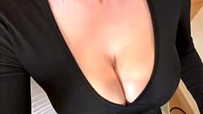 stepmom's big tits nipples licked till you explode cum now!