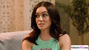 stepdaughter's confession leads to licking stepmom's hairy pussy in heated moment