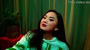 teen asian findom goddess strips satin panties in teasing pov trailer