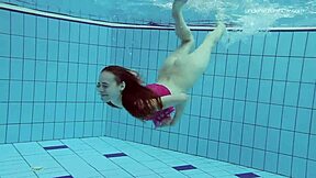 Petite Russian Teen Anna Netrebko Teases Wet in Bikini Pool