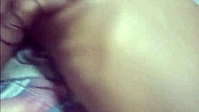 White boss gropes petite ebony's juicy black pussy sensually