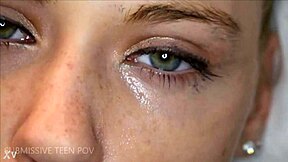 barely legal blonde student hannah hays sucks cock in uniform for old perv pov shoot?