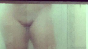 Perverted brother hides camera to film sexy sister showering real video