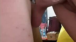 pre-party fun with latina cutie and her hubby filming