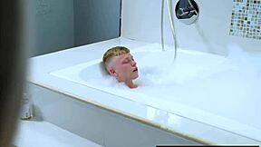 hey stepmom caught me bathing now ride my big cock