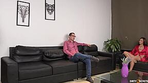 Milf mommy spreads ass for virgin boy anal creampie 😈🔥