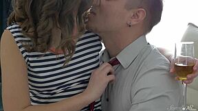 pervy teen venessa's tight shaved pussy needs cock bad