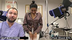 nurse forces hitachi orgasms on moaning patient guinea pig