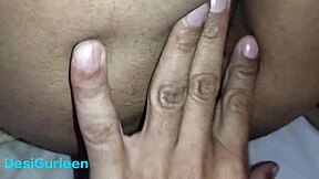 indian girlfriend's steamy massage turns into hot pussy fingering romance