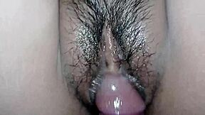 stepdaughter lets me play under sheets ends in hot cumshot pov