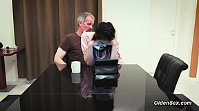 Naughty Skinny Teen Kitchen Fucked by Stepdad Taboo Style