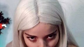 wellington loses control during halloween witch's deepthroat blowjob and explodes in her mouth