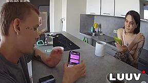 Kareflore And Abbadon Chat Casually In Kitchen For Reality Show