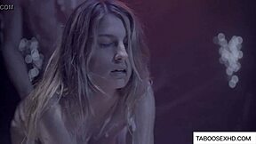 Strangers Pound Teens Hard In Cave Group Blowjob Fuck Fest