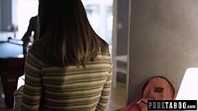 taboo qb films pounding virgin reporter cowgirl facial