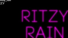 ritzy rain bound on knees... rough throatpie after slaps 😈💦
