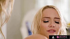 Kenna james and ella reese lick each others pussy after oily massage