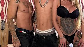 brazilians feel wild threesome pleasure and hot anal orgasms