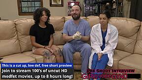 Doctor's new scrubs feature nicole luva backstage