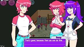 Step Sis And Friend Threesome Doggy With Bro!