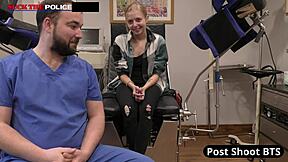 School Officer Ava Siren Fingers Pussy In Miniskirt