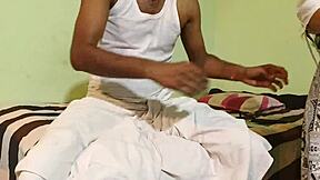 husband grabs maids daughter for sudden hard fuck session