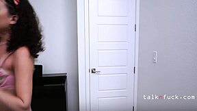 Tiny Halloween slut moans regretting ouija board fuck session