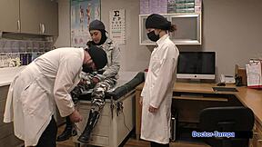 dr tampa interrogates jasmine rose's shaved pussy with toys backstage