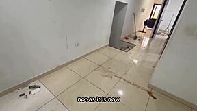 beautiful skinny brunette whore pays rent with tight pussy outdoors!