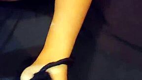 malaysian gf bent over bed for hardcore creampie pounding