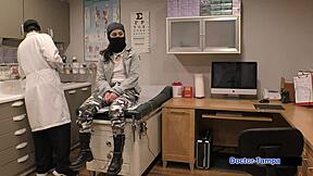 dr tampa interrogates jasmine rose's shaved pussy with toys backstage