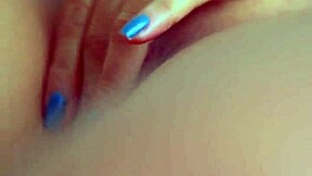 college girl enjoys spa massage on her pink shaved pussy