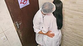 Doctor And Nurse Fuck Hard In Hospital Bathroom During Shift