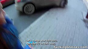 i fuck glasses teen tracy hard for epic blowjob cumshot favor! 😈🍆💦