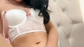 British coed squirts hard on webcam toys