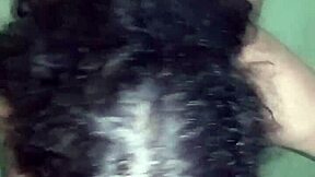 snuck to bathroom with friend to secretly suck his huge cock and milk massive creampie orgasm pov