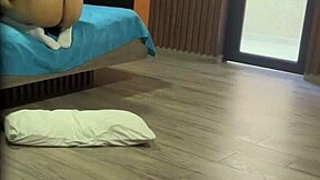 Holy Shit! Schoolgirl Latina Destroys Her Ass with Toy for Pervy Stepdad's Eyes!