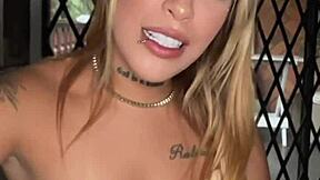 oh man petite latina's natural tits jiggle during her sloppy deepthroat casting pov blow on monster cock